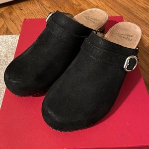 Dansko Clogs Black Buckle